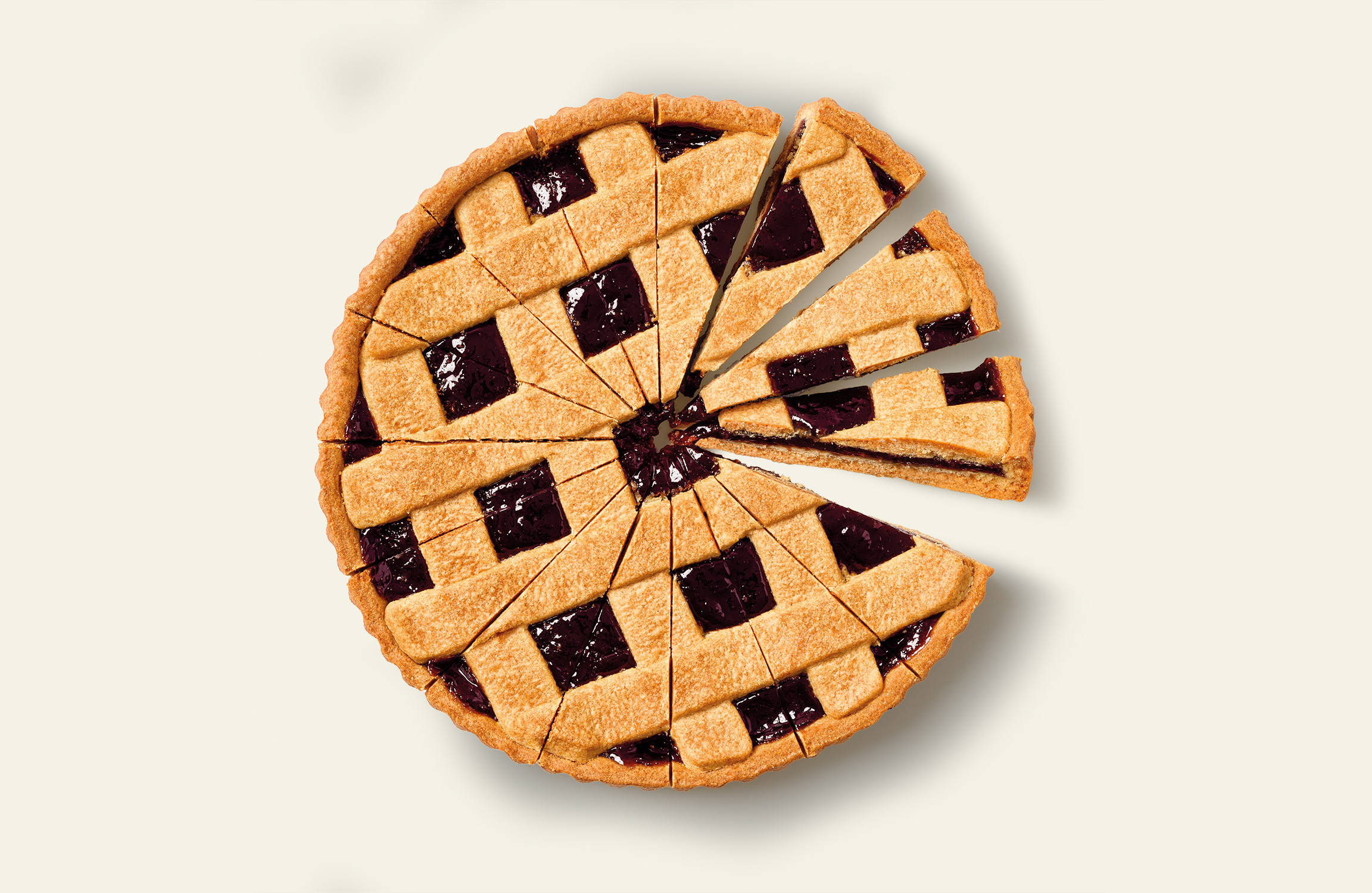Crostata ai frutti di bosco con confettura extra
