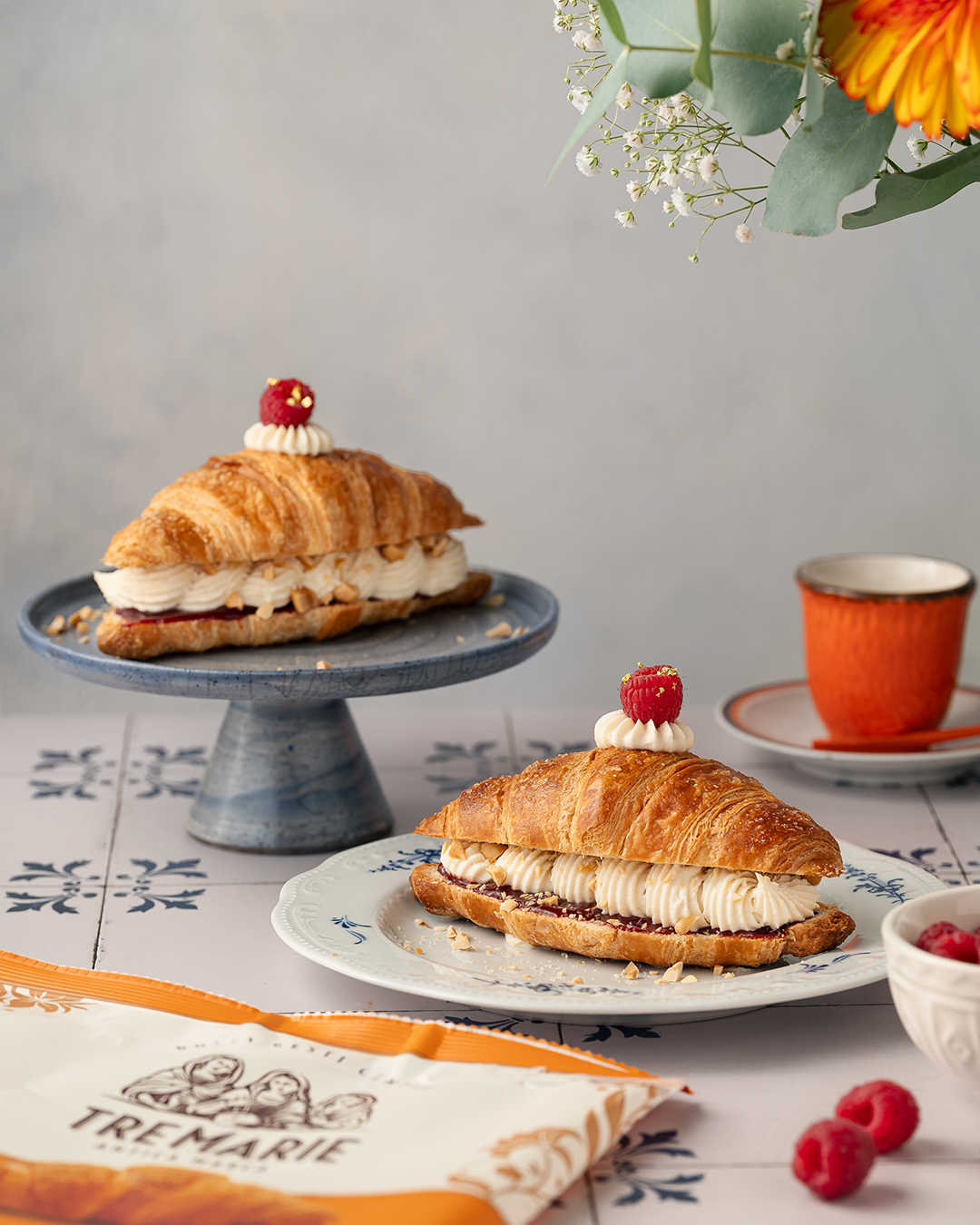 CORNETTO BURRO D'ARACHIDI E MARMELLATA